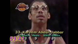 Kareem Abdul-Jabbar Sky Hook Compilation (1982-83 Playoffs)