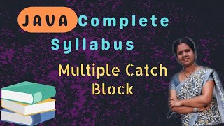Famous Multiple catch blocks in Exception Handling in java || 50 ||java course in telugu Wealth