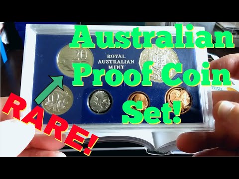 1983 Australian Proof Set - Rare 20 Cent Coin