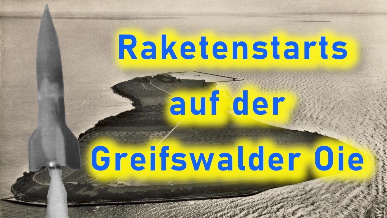Raketenstarts auf der kleinen Insel Greifswalder Oie