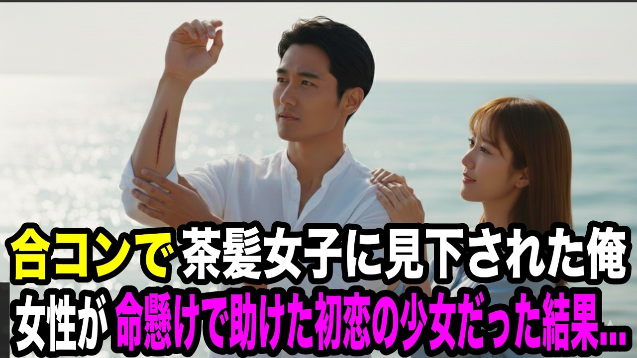 合コンで茶髪女子に見下された俺→昔命懸けで助けた初恋の少女だった結果...【感動する話】【馴れ初め】