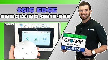 2GIG EDGE: Enrolling GB1e-345 Glassbreak Detector