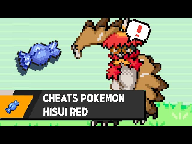 Pokemon Hisui Red Cheats ⁉️ 