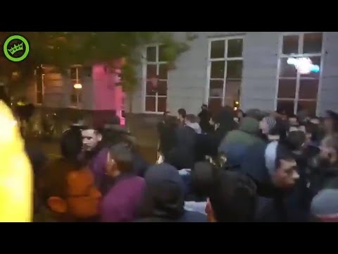 Een groep hooligans zocht de confrontatie met PSV-supporters