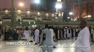 صلاة المغرب يوم الأربعاء ٣٠ ربيع الأول ١٤٤١ هـ للشيخ فيصل غزاوي تلا من أول سورة فاطر