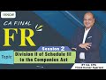 CA Final FR English | Demo Lecture -2 - Division II of Schedule III of Companies Act 2013