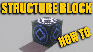 How to Create and Load Structure Block NBT | Minecraft Tutorial