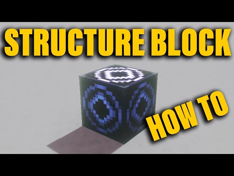 How to Create and Load Structure Block NBT | Minecraft Tutorial