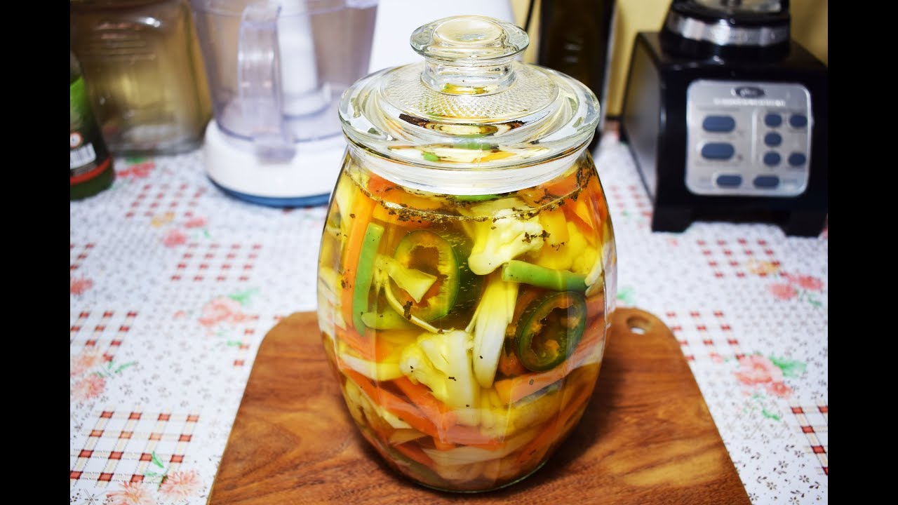 Como hacer Curtido de Coliflor (paso a paso) YouTube