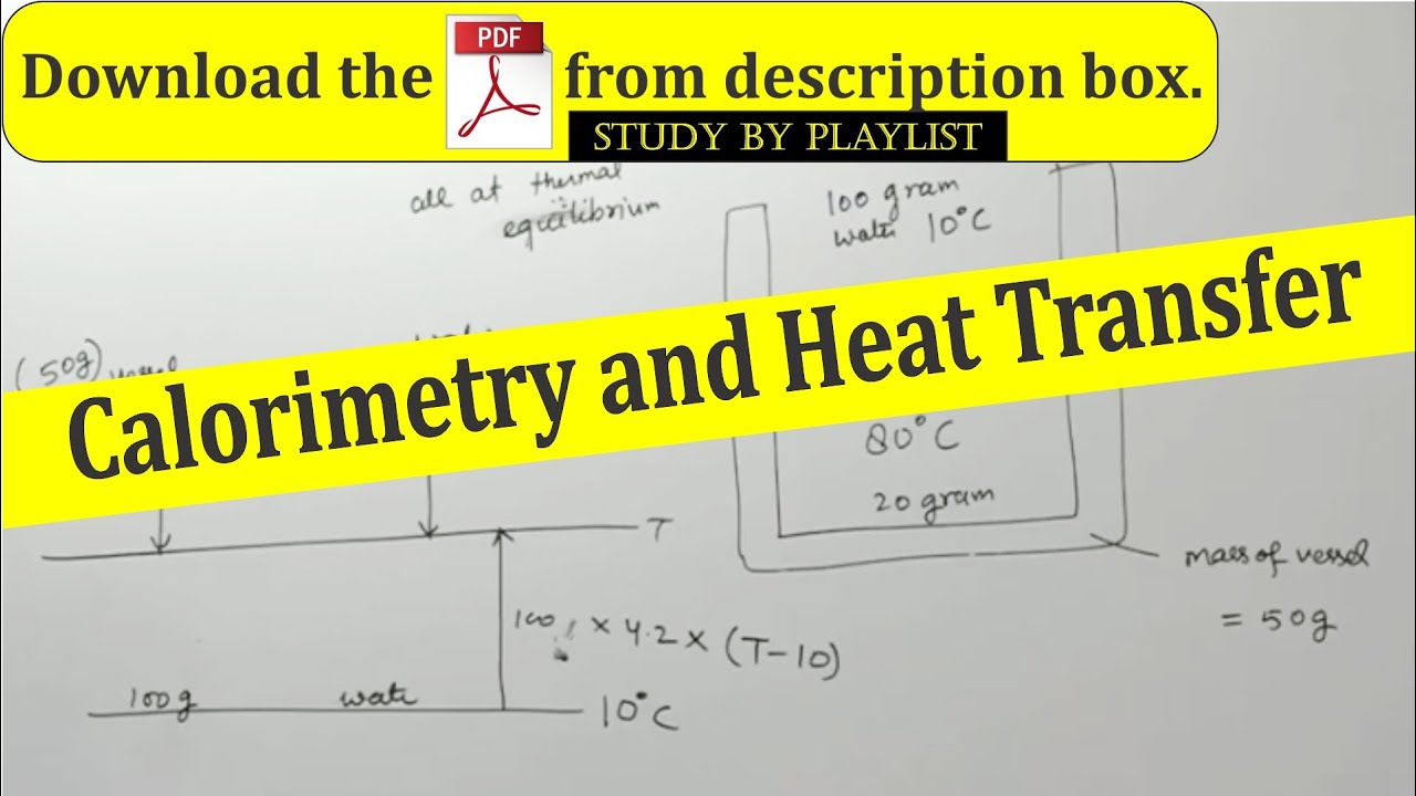 Calorimetry and heat transfer YouTube