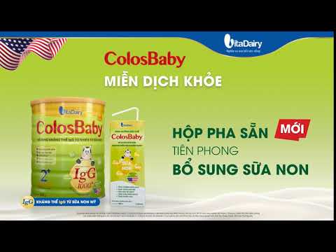 Video COLOSBABY - HỘP PHA SẴN - TIÊN PHONG BỔ SUNG SỮA NON - youtube