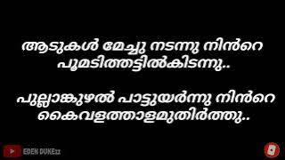 Ennum Varum Vazhi Vakkil Karoke With Lyrics | Malayalam Karoke with lyrics | nadanpattu #karaoke