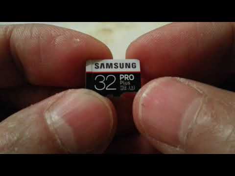 Samsung pro plus 32GB micro sd card fake or genuine unboxing