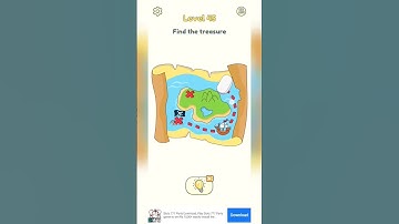 Dop2: Delete One Part Level 45 #dop2 #viral #shorts Find the treasure