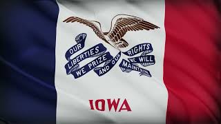 Information Iowa State Flag – 1 Hour Loop | US State Flags Series News