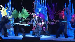 The Monkey King, beloved figure from Chinese mythology, swings onto the stage in San Francisco