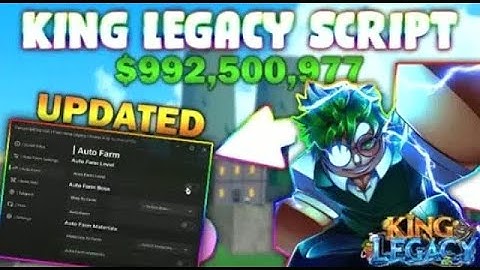 King Legacy Script [Free] | Roblox x King Legacy Scripts | King Legacy Script [Update]