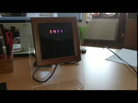 Verbis Wordclock no router