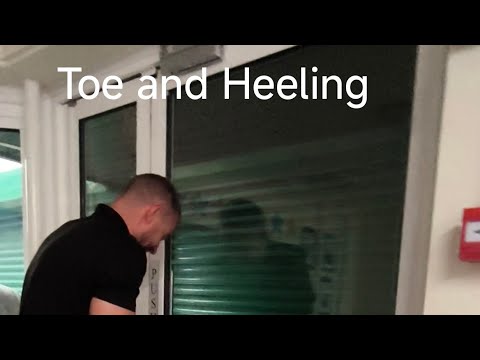 Toe and heeling Fix a sagging / dropping aluminium swing door