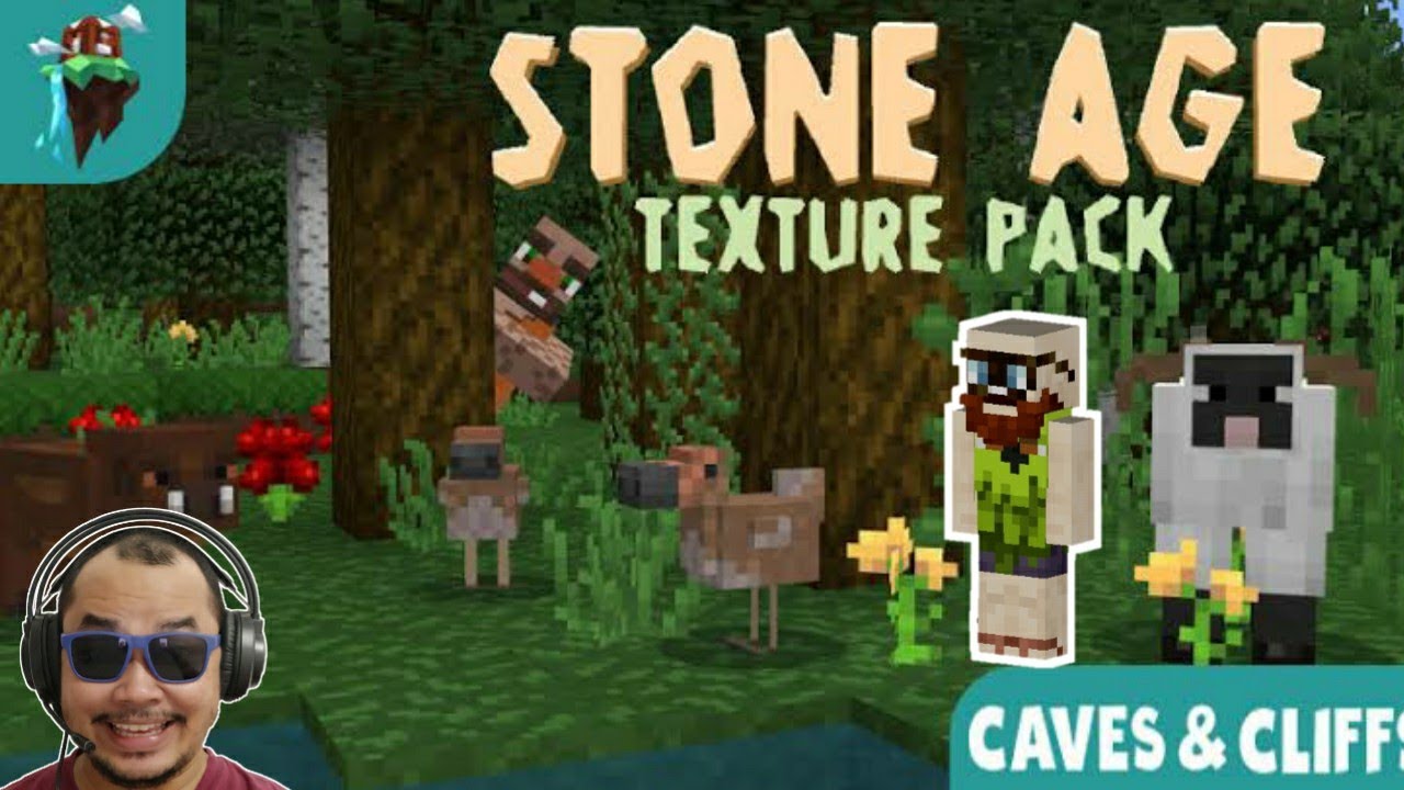 REVIEW TEXTURE PACK MINECRAFT STONE AGE - Serasa Ada Dizaman Purbakala ...