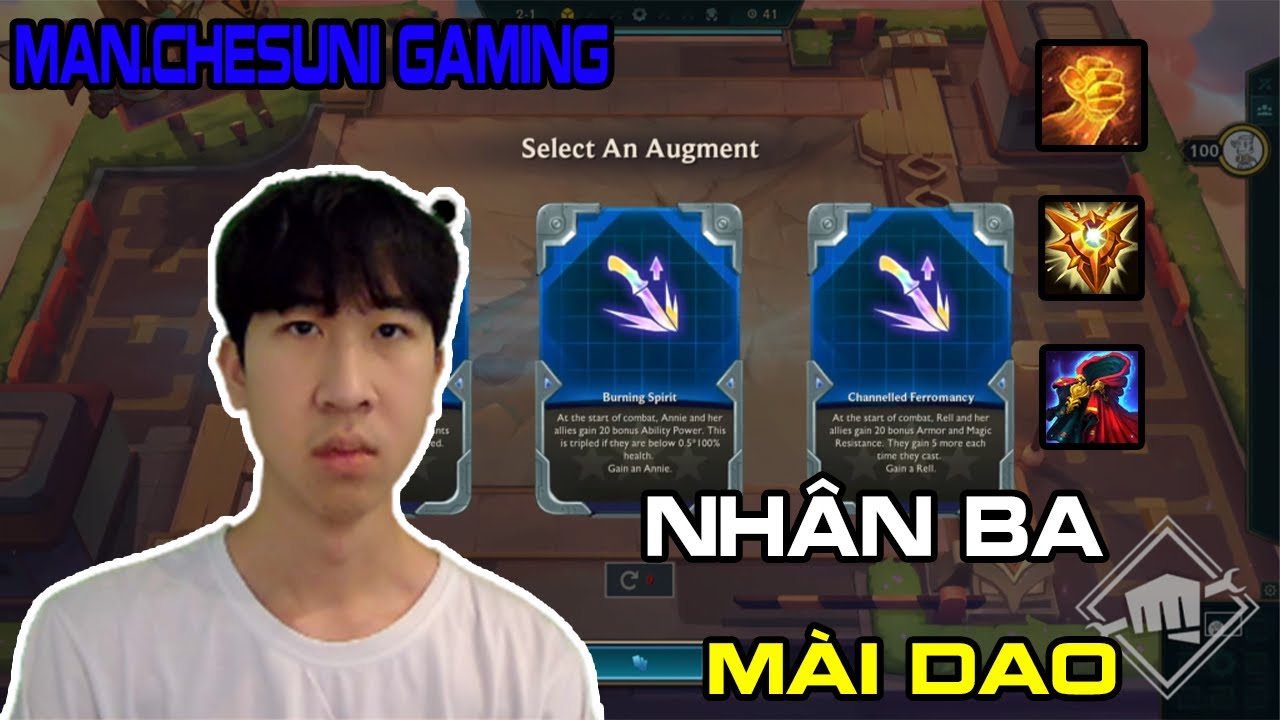 MAN.CHESUNI GAMING –  Leo rank TFT – NHÂN BA MÀI DAO