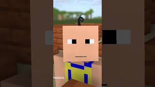 Abang Salleh terkejut!! 😱😭 #upinipin #minecraft #minecraftanimation #animation