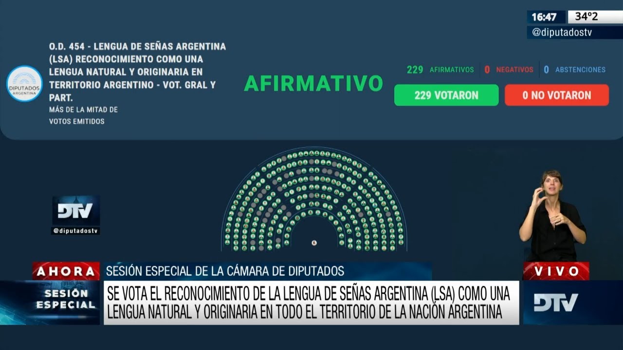 🟩 VOTACIÓN - Reconocimiento de la Lengua de Señas - Sesión 24-11-2022