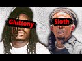 The 7 deadly sins as rappers