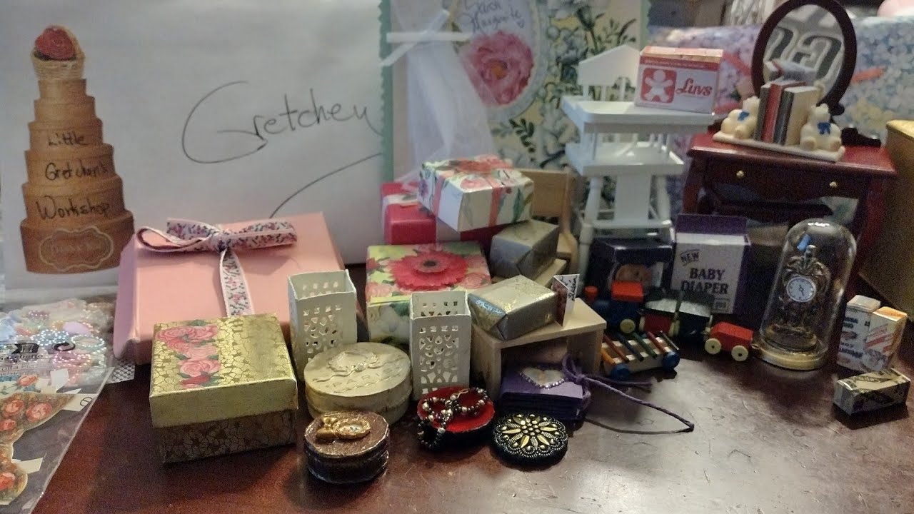 Unboxing DOLLHOUSE MAIL-Mini Wedding Gifts for Saidi and Marguerite- *EMOTIONAL*