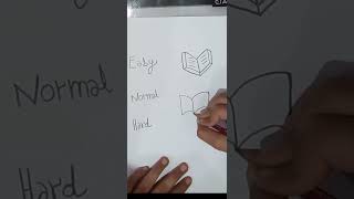 how to draw a book from easy to hard tutorial.idk arts/#trending /#viral / /#shorts /#youtubeshorts