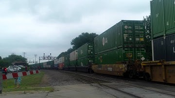 UP 8130 leads eastbound Z with mid train DPUs