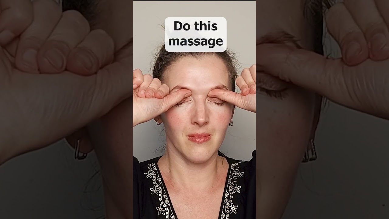Instantly Reduce Eye Swelling with This Simple Facial Massage! 👀✨