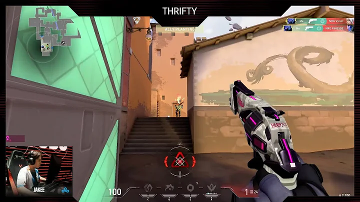 C9 jakee's Insane Sheriff 4K on a Thrifty round | Cloud9 vs NRG