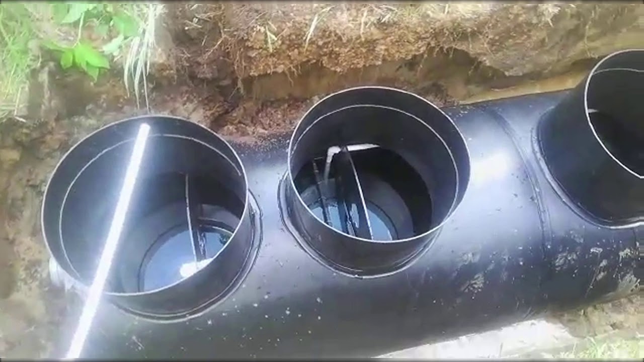Установка септика «Диамант 5» в г. Покров - YouTube