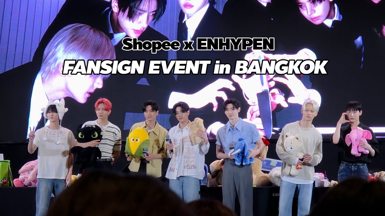 Shopee x ENHYPEN Fansign Event in Bangkok