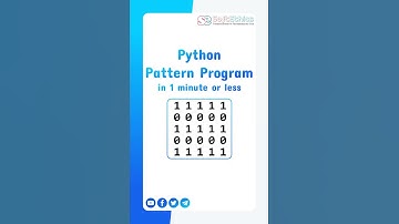 Python Pattern Program |  Number Pattern #shorts #python #patternshorts #patternprograms