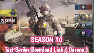 COD MOBILE SEASON 10 TEST SERVER DOWNLOAD IN CODM | SEASON 10 BETA LINK IN COD MOBILE