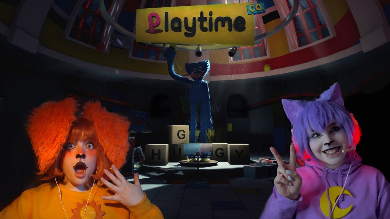 TWO IDIOTS PLAY A HORROR GAME (in Cosplay) - Poppy Playtime Chapter 1