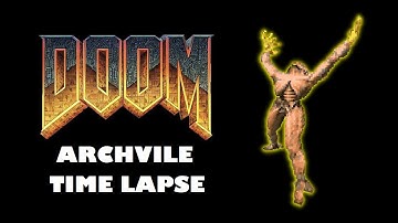 Voxel Timelapse - Arch Vile from Doom II