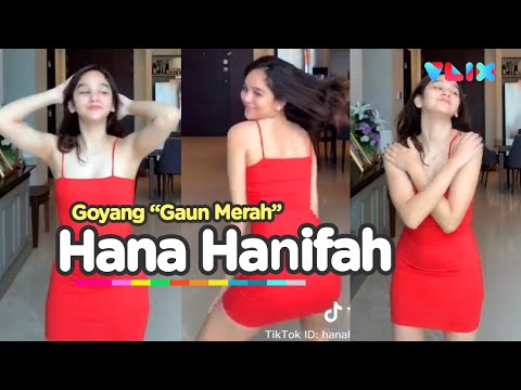 Viral Goyang 'Gaun Merah' Hana Hanifah