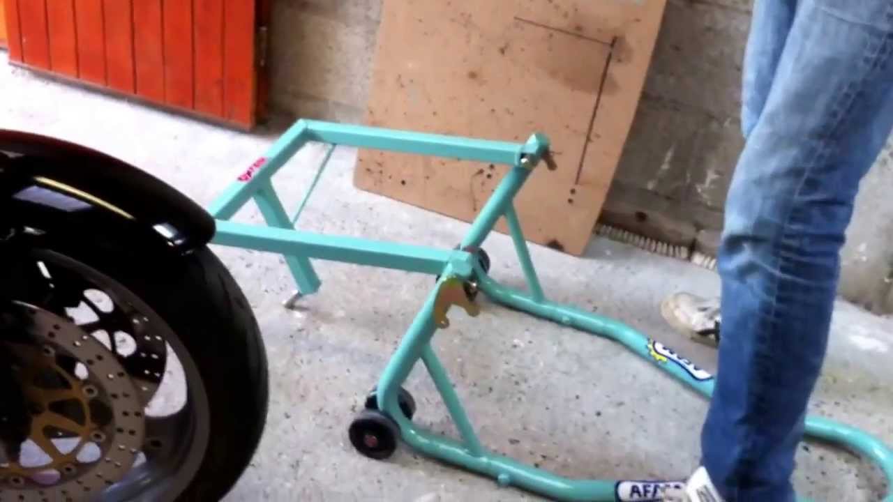 Set Béquilles D'atelier Avant Et Arrière Pour Suzuki GSX-S 1000 / F - Avec Roulettes - Pour Manœuvre Et Rangement