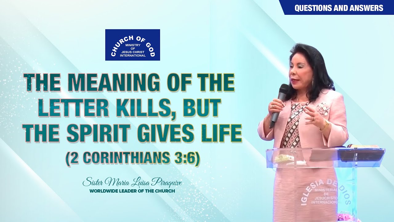 English The Meaning Of The Letter Kills But The Spirit Gives Life english the meaning of the letter kills but the spirit gives life