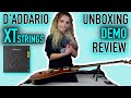 D'ADDARIO XT STRINGS | UNBOXING, DEMO & REVIEW