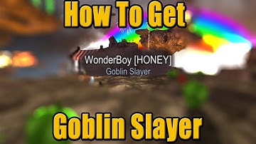 AQ3D| How to get the Rare Goblin Slayer Title! (Hidden title)