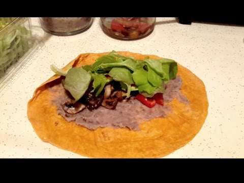 Bean-Veggie-Avocado Mexican Wrap(Vegan)