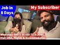 She Got Job in 8 Days 🔥🔥 Success Story of My Subscriber 🔥🔥 Is Dubai Safe for Girls? Visit Visa Jobs?