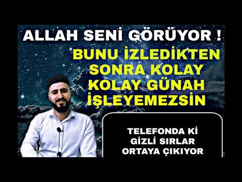 ALLAH SENİ GÖRÜYOR ! - GİZLİ YERLERDE GÜNAH İŞLEYENLER - RABBİN UNUTAN DEĞİLDİR - Taha cengiz