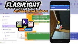Aplikasi Senter Keren/flashlight di kodular | Mit App Inventor | Appybuilder | Thunkable screenshot 3