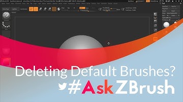 #AskZBrush: “How can I delete default brushes that I never use like the Blob brush?”