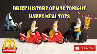 SET of 4 McDONALD'S MAC TONIGHT HAPPY MEAL TOYS with one box 